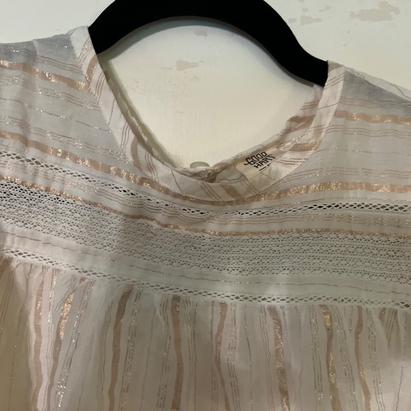 NWOT Matilda Jane Good Hart Ruffle cap sleeve top size S - Picture 4 of 6